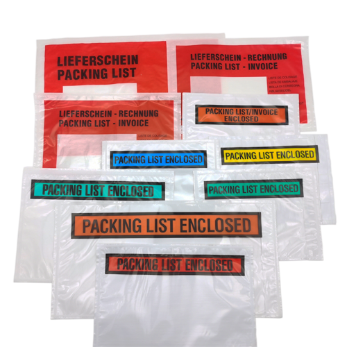 Packing List Envelopes